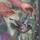 Oil on canvas by Pierre Monteret Three women twentieth