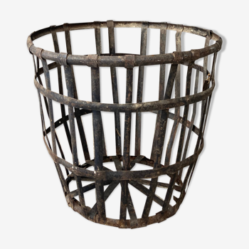 Old metal basket