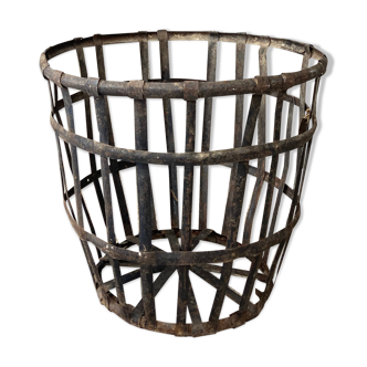 Old metal basket