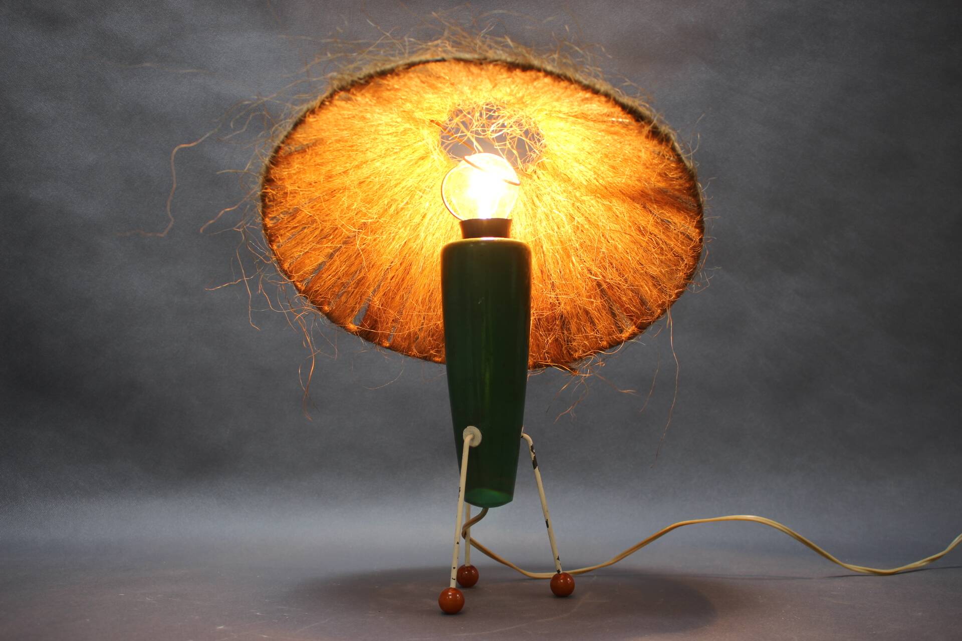 Lampe de table du milieu du siècle, Tchécoslovaquie, années 1950