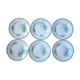 Lot of 6 plates L'Amanidnoise, Muguet collection