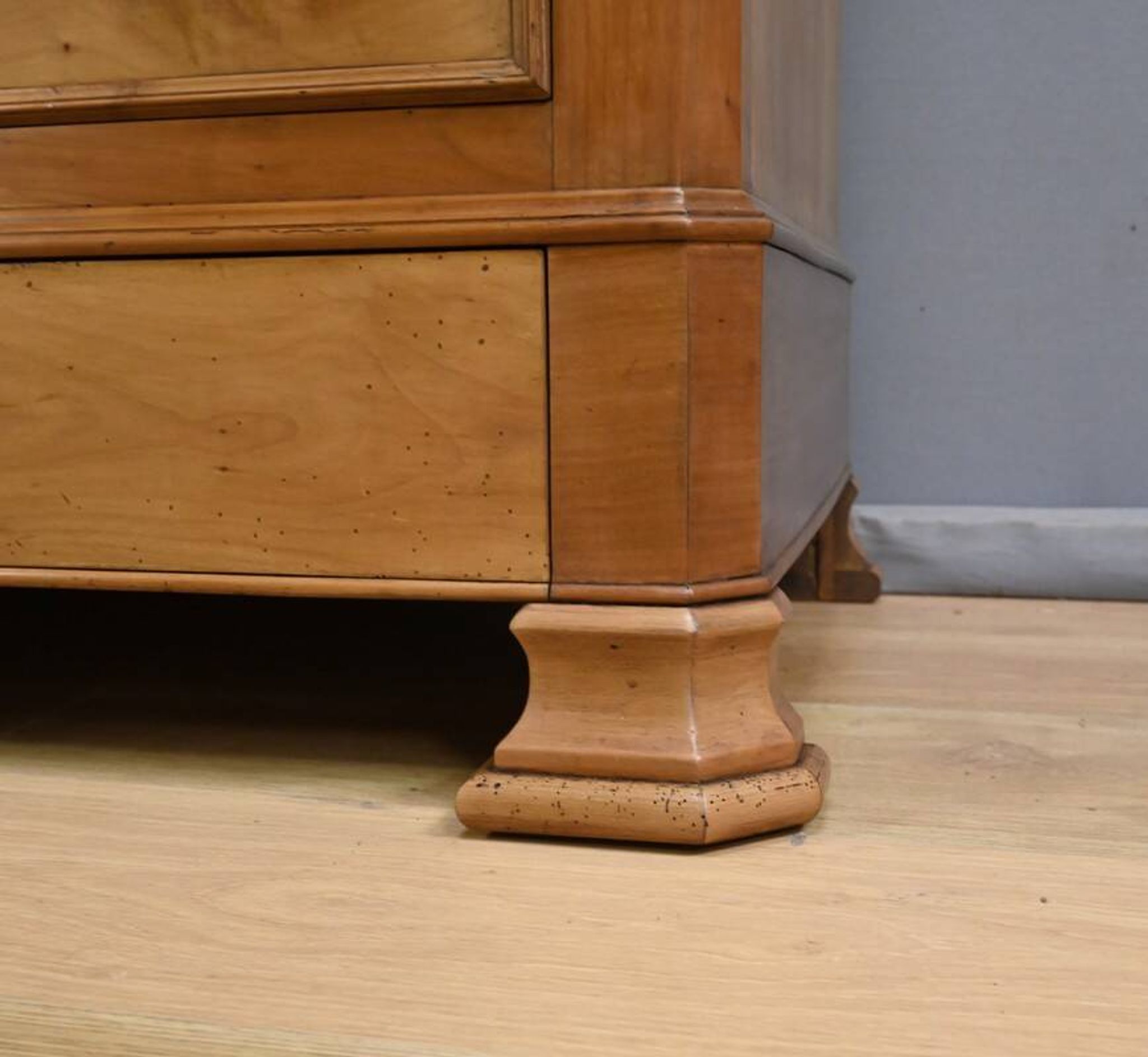 Cherry wood chest of drawers, Louis-Philippe style – 1900
