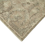 Handwoven unique anatolian beige rug 185 cm x 298 cm - 36743