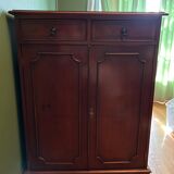 Mahogany storage cabinet classic English style