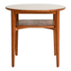 Table d'appoint en chêne et stratifié, Ferdinand Lundqvist, années 1950-1960.