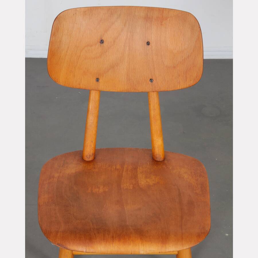 Wooden chair produced by Ton, 1960