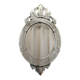 Miroir vénitien ovale