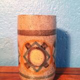 Pot céramique "Fleurs" 1960s