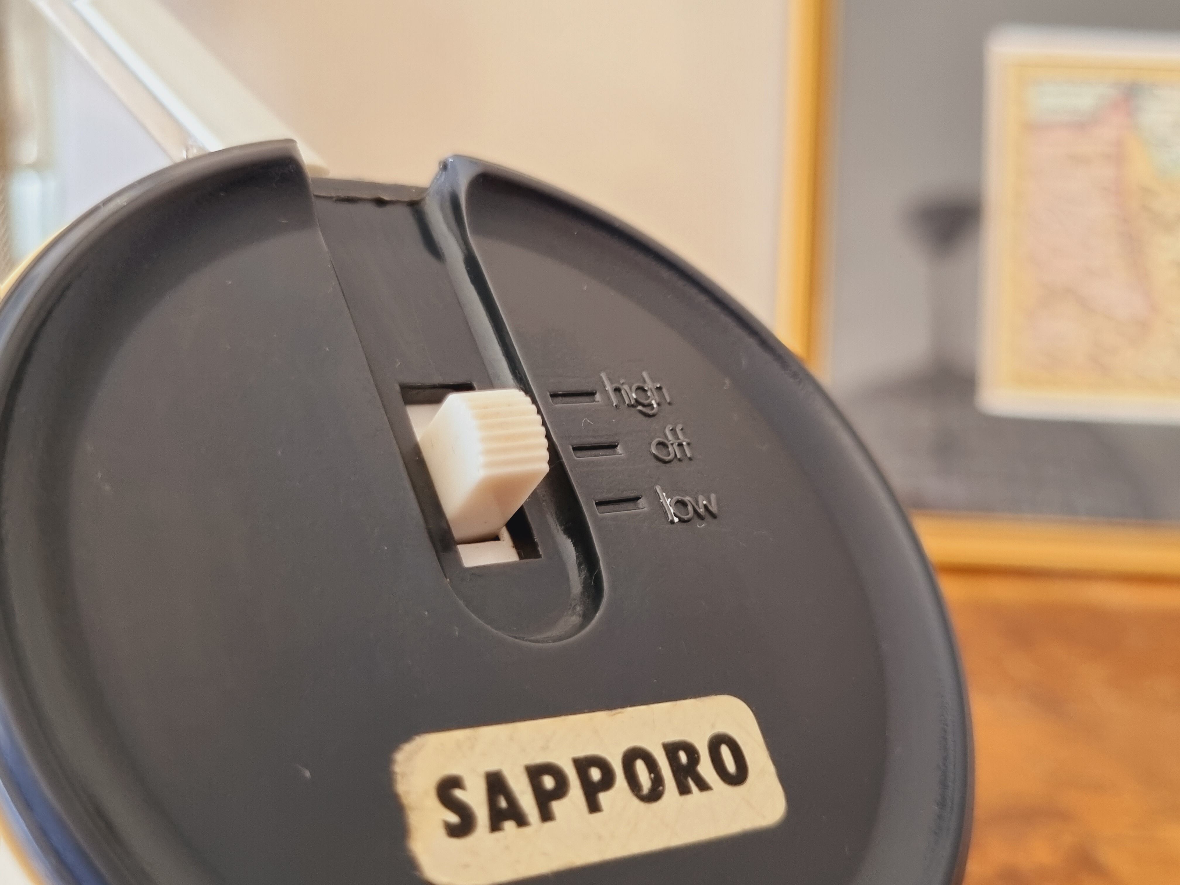 Japanese desk lamp, Space Age design, Kreo-Lite. 1970