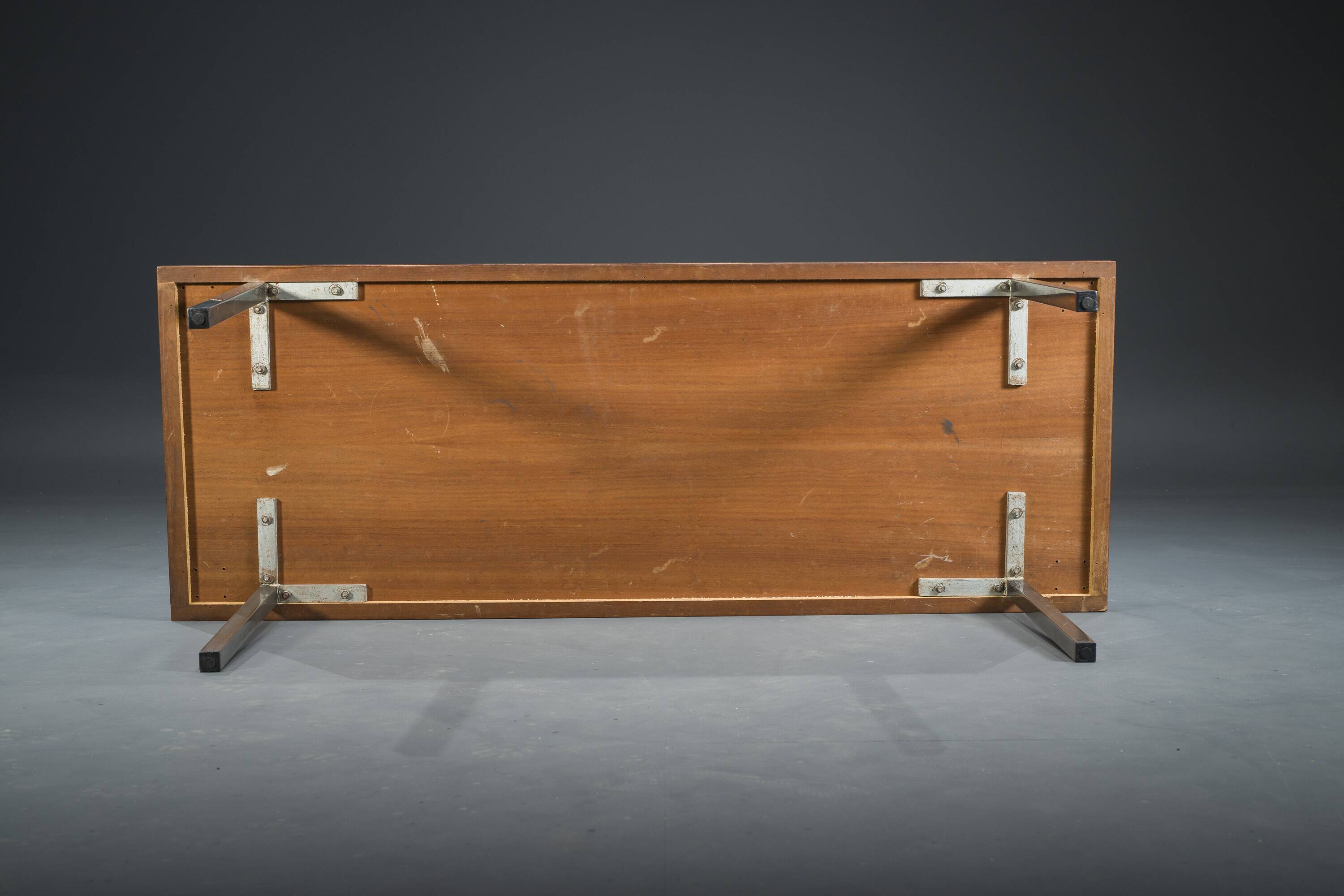 Coffee Table in Rosewood & Chrome, 1960s