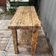 Workbench made of old wood