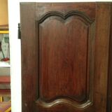 Pair of solid oak wardrobe doors