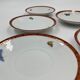 Set of 5 sub-cups Bavaria Japanese décor