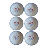 6 Digoin “Juliette” soup plates