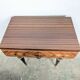 Table de chevet marqueterie fleurie et laiton