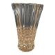 Glass vase crystal molded diamond point dp 012309