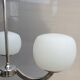 Sputnik 1970 triplet globes opal glass