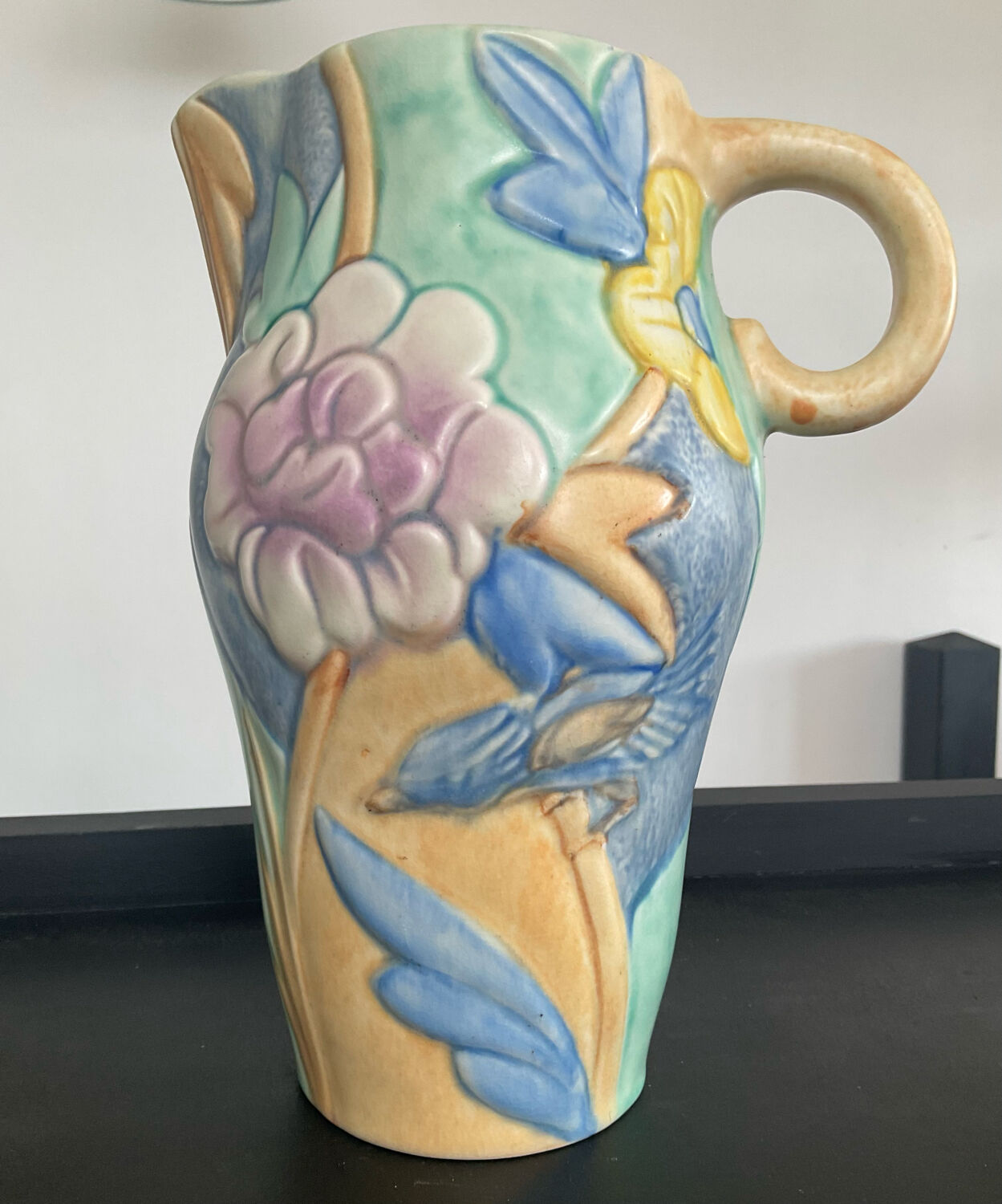 Vintage Beswick England pitcher in glazed ceramic