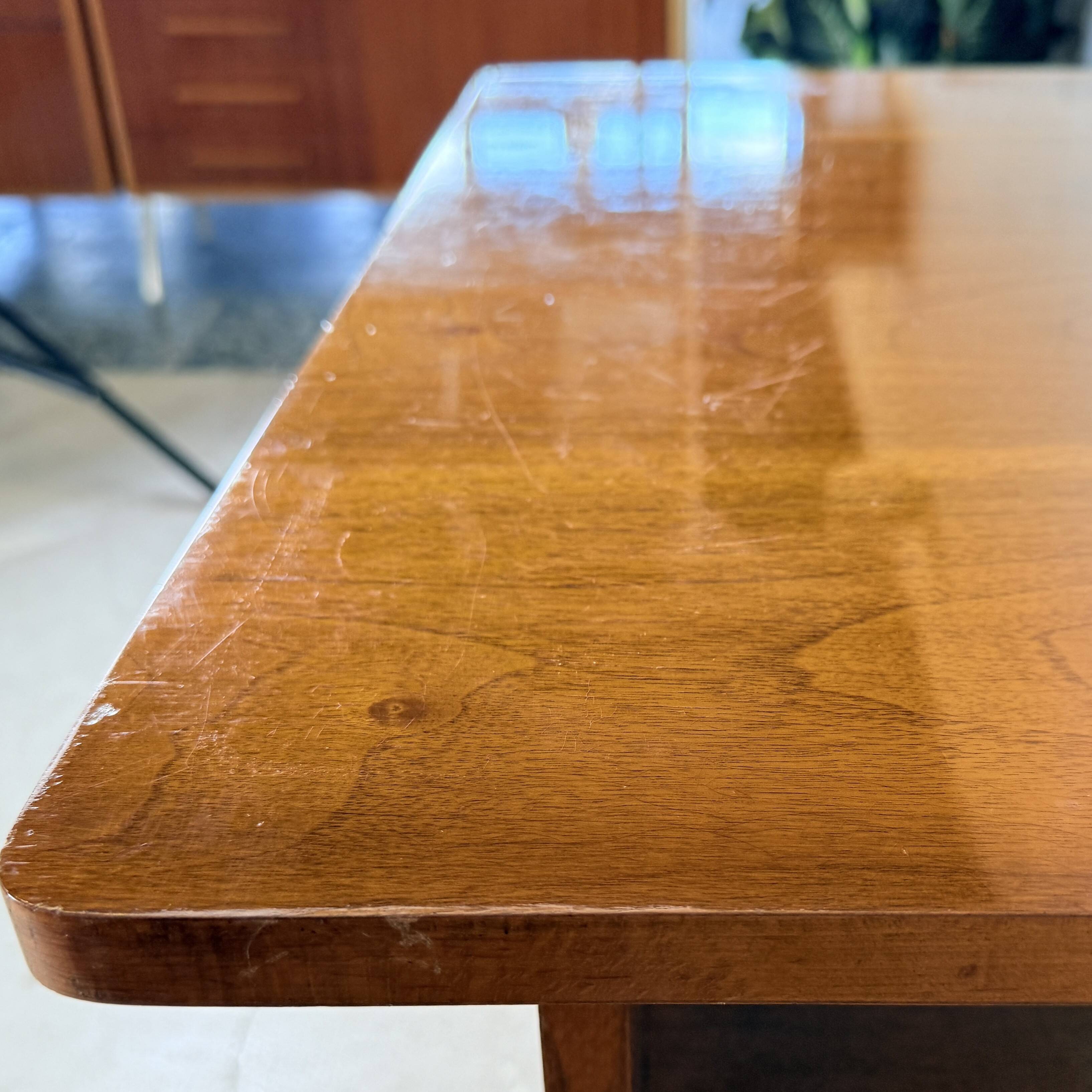 Table d'appoint vintage en finition guitare brillante, Bilea