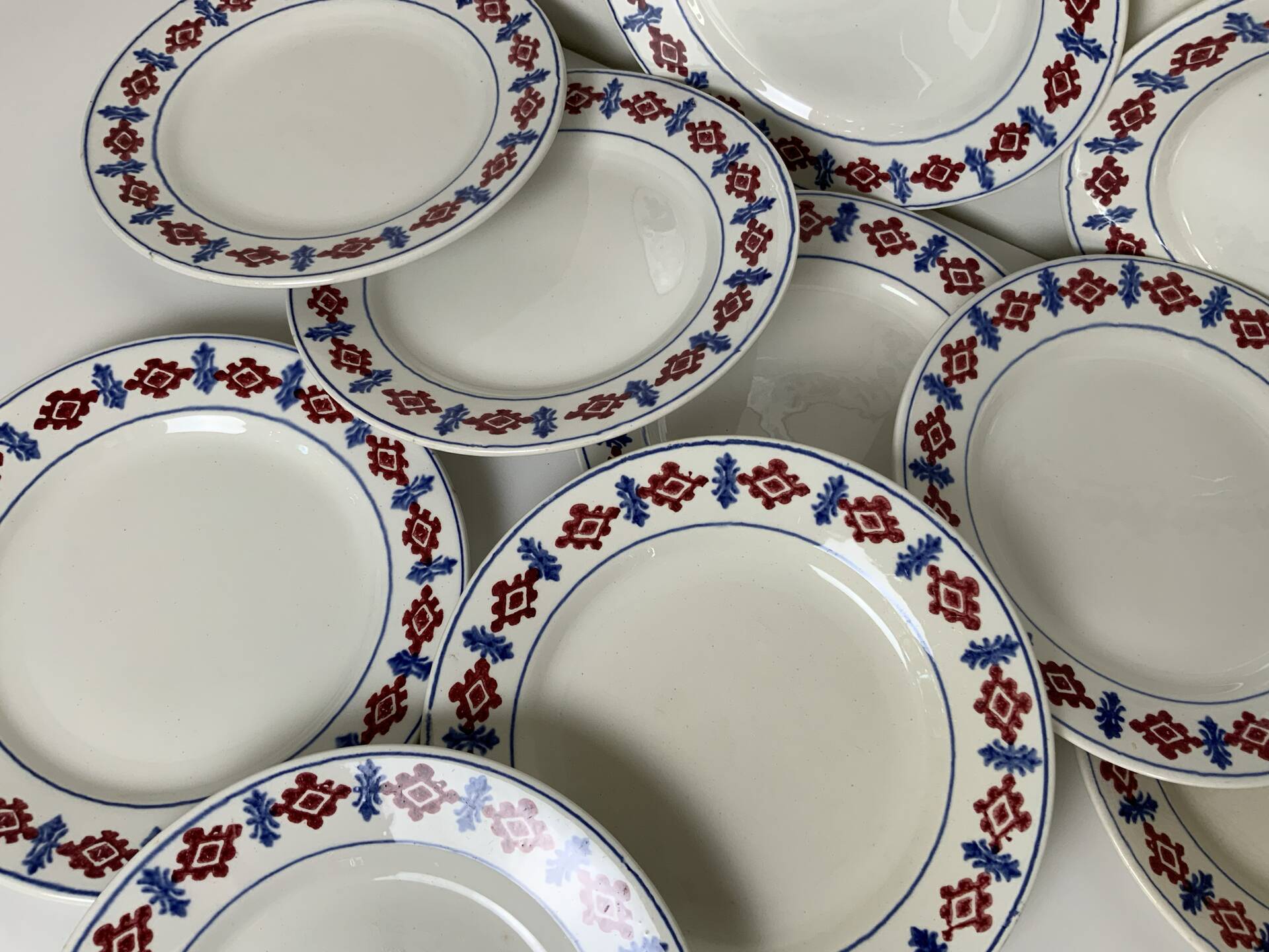 Ironstone plates