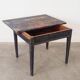 Table en pin, design danois, années 1940, fabriquée au Danemark