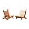 Pair of AP71 armchairs by Hans Wegner