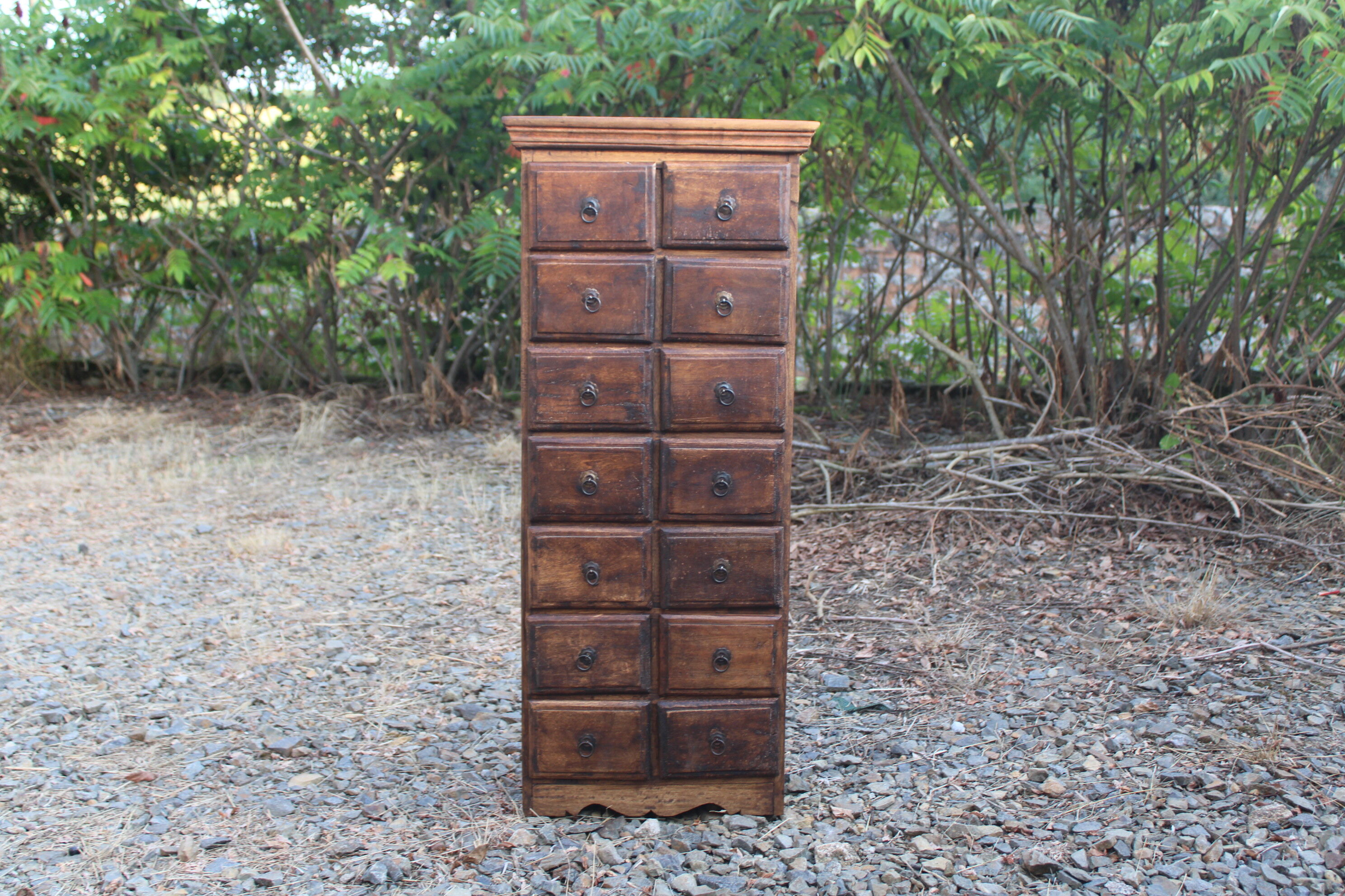 Apothecary seed cabinet
