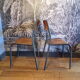 Paire de chaises d'école Mullca anciennes