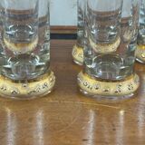 Carafe and 7 liqueur glasses