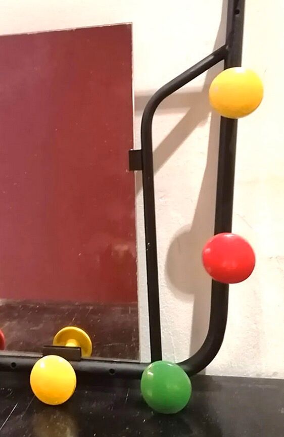 Coat door with mirror 1960