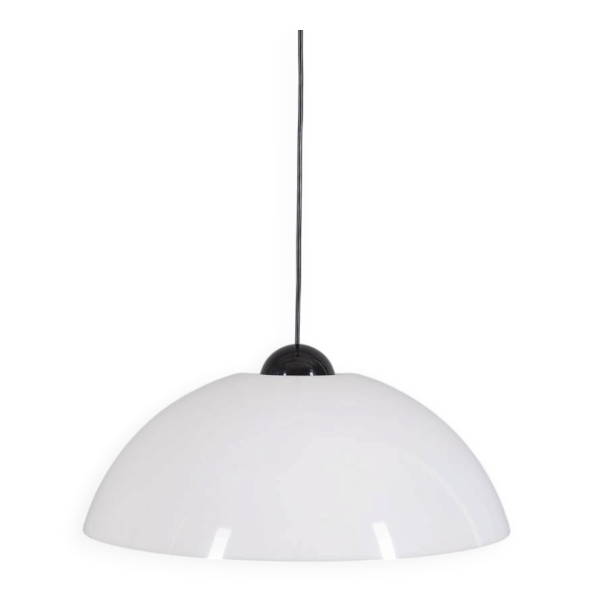 Vintage 1980s Plastic Pendant Lamp by Martinelli Luce