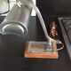 Lampe de bureau orientable en métal vers 1930