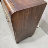 Fully renovated mid century cabinet with build-in turntable, Germany, 1950´s