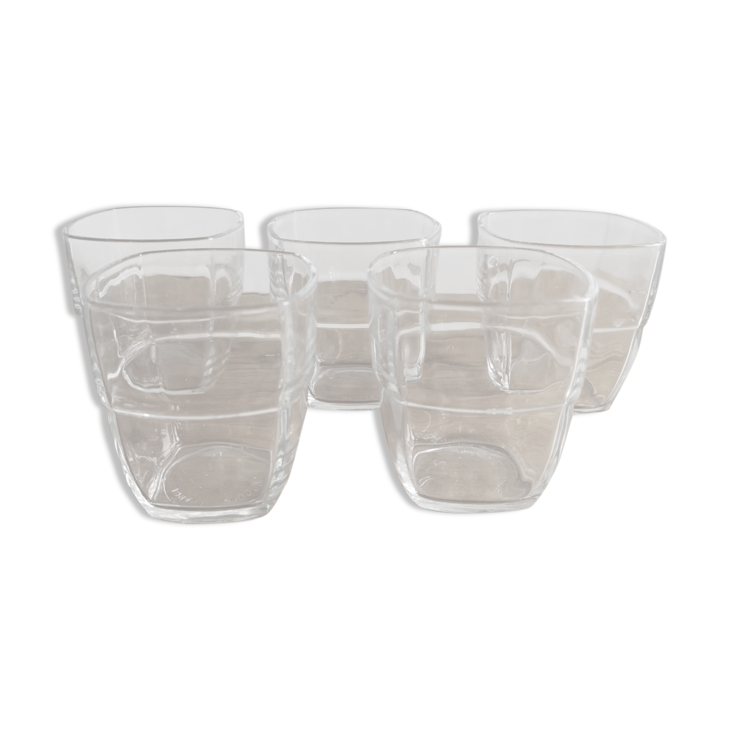 Service of 5 stackable glasses