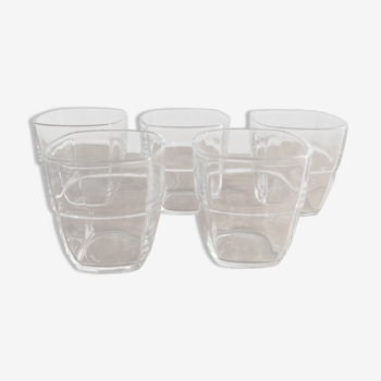 Service of 5 stackable glasses