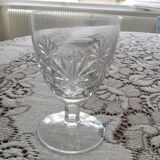 Lot of 5 former crystal wine glasses