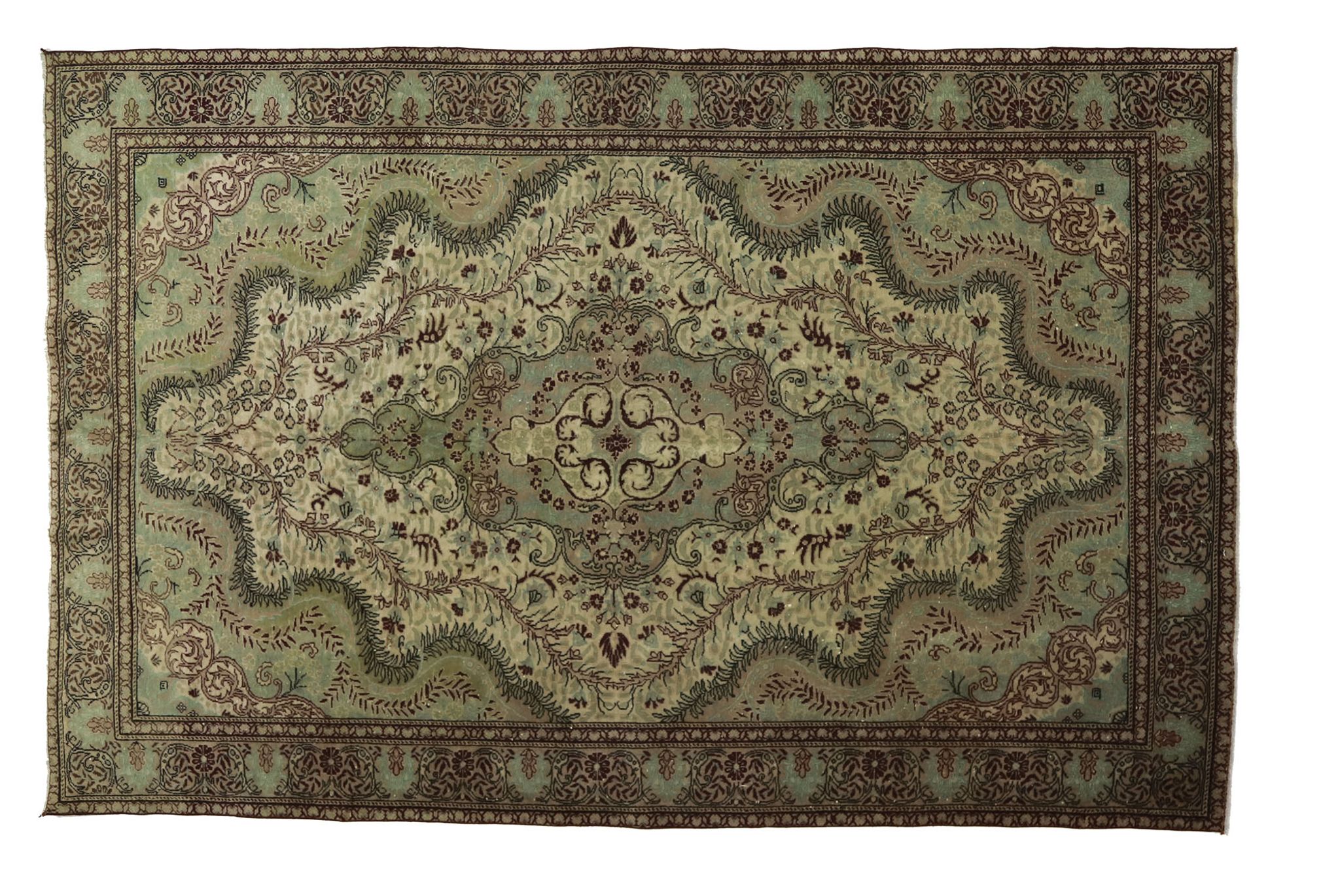 Tapis vintage anatolien fait main 283 cm x 192 cm