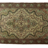 Anatolian handmade vintage rug 283 cm x 192 cm