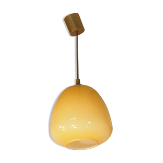 Vintage amber Suspension of Venini glass