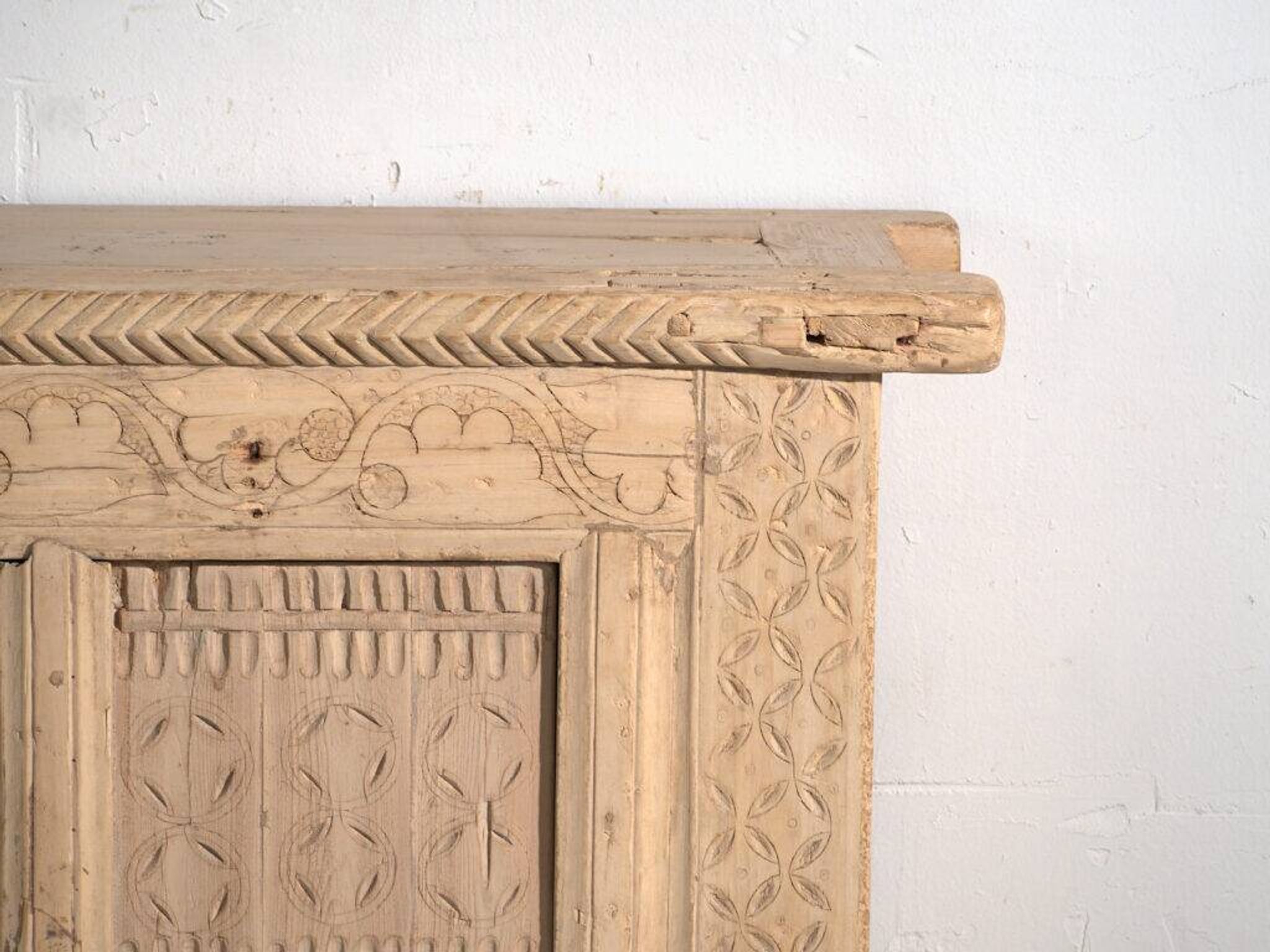 Antique carved pine buffet – China, circa 1920