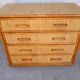 Commode bambou rotin vintage