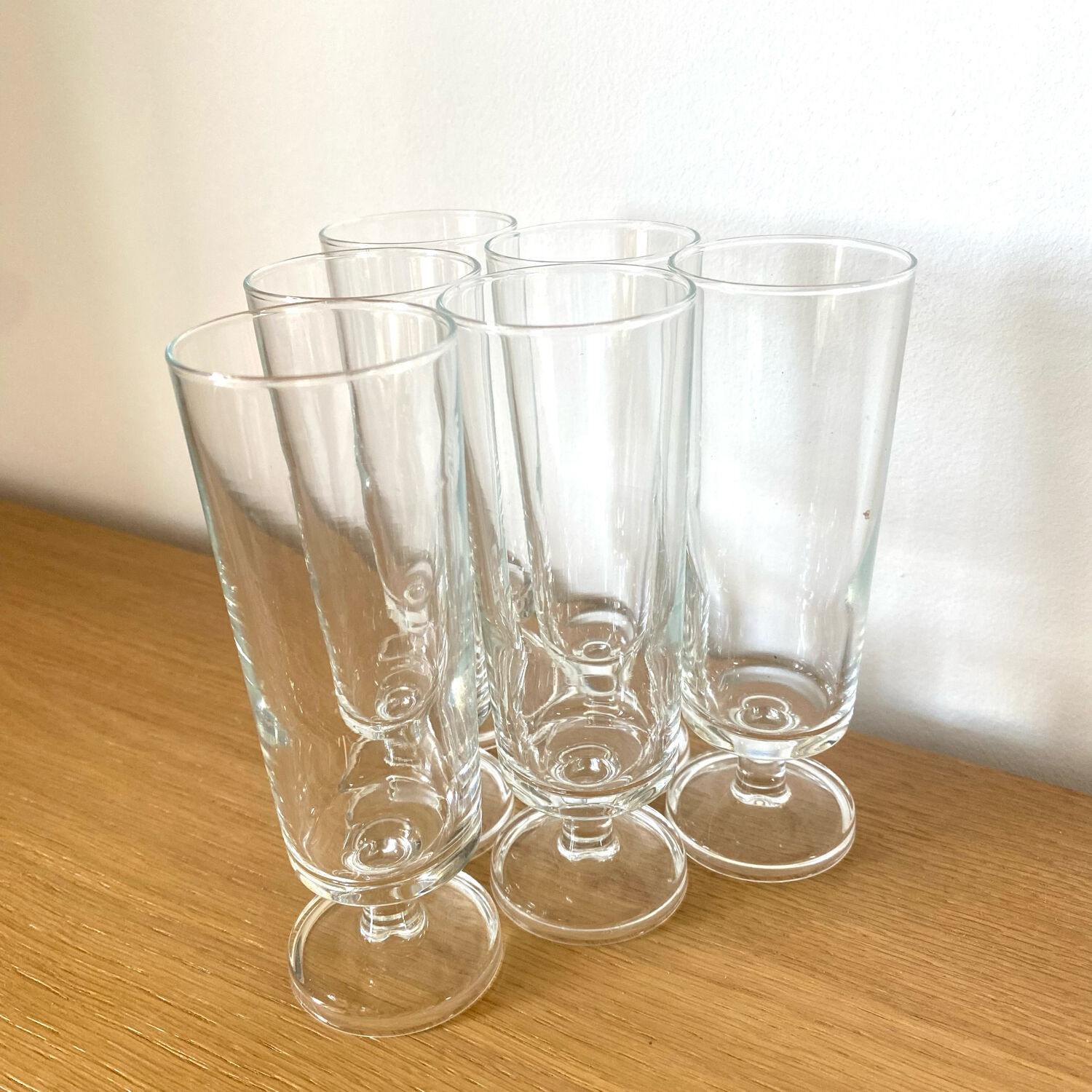 Service de flûtes à champagne luminarc cavalier transparent