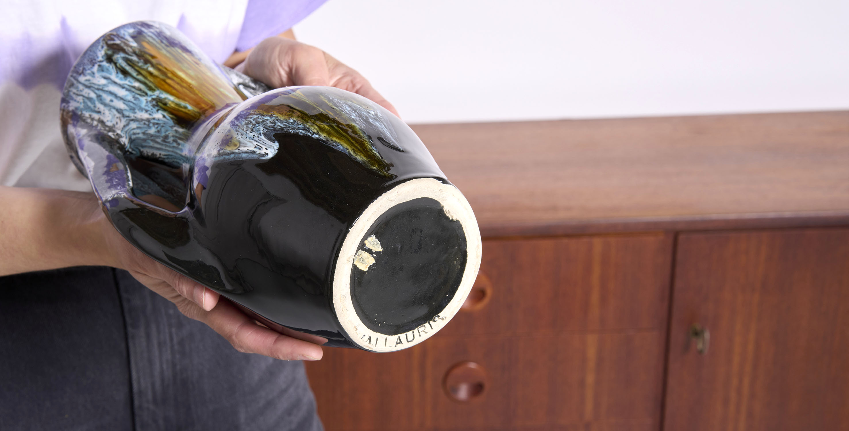 Vintage vallauris vase