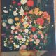 Print on canvas bouquet of flowers with a spiral 1964 braun et cie