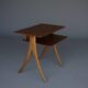 Table d'appoint en teck italien, années 1960