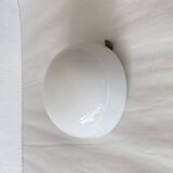 Small half-spherical wall and ceiling light 15 cm opaline glass