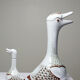 Vintage 1980s duo carafe and miniature bottle Haviland Castel after Sandoz for Chabot.