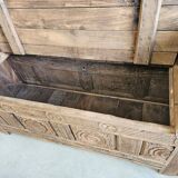 Banc coffre breton ancien