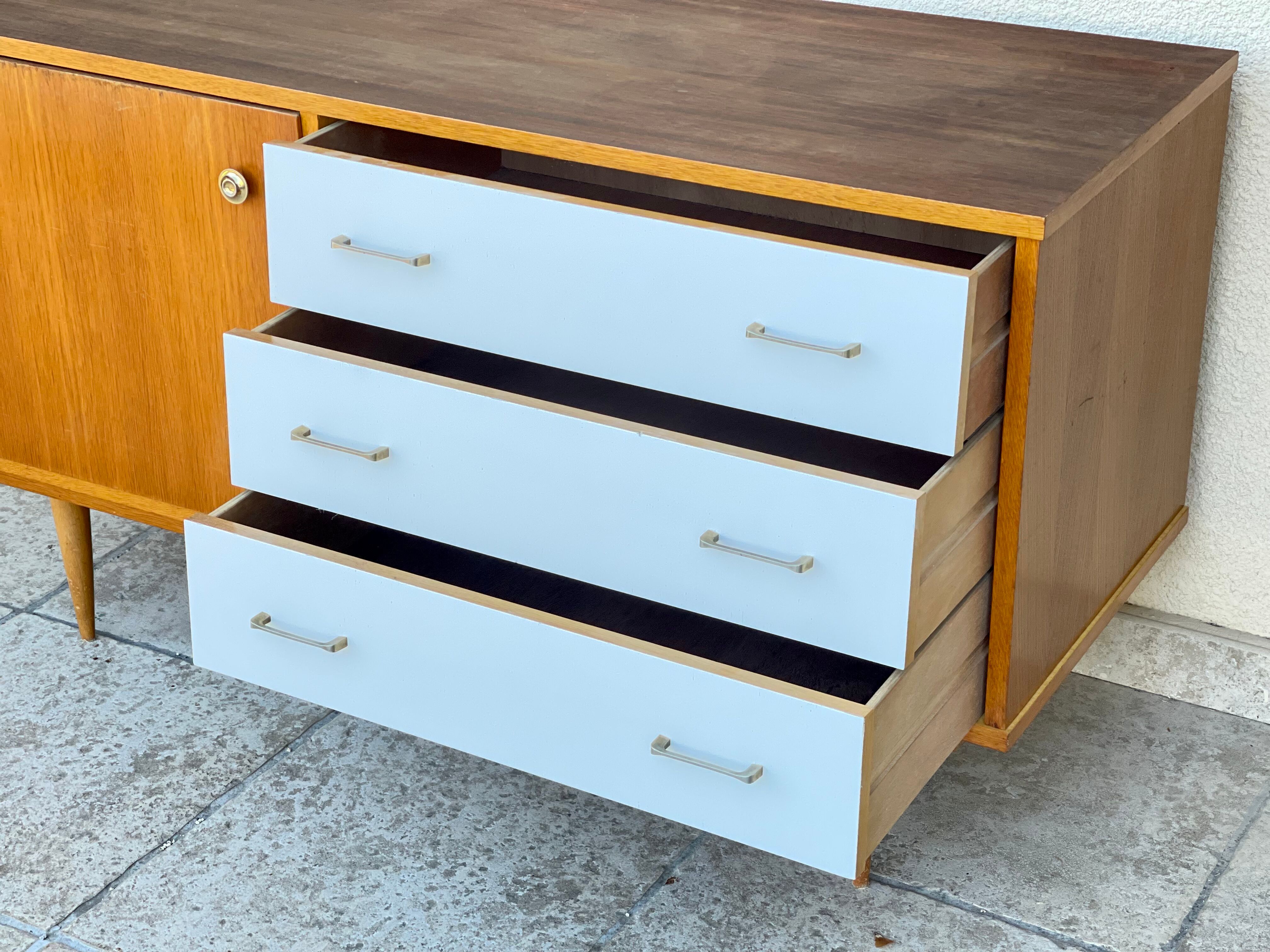 Vintage oak row 1960