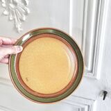 6 stoneware dessert plates 1970